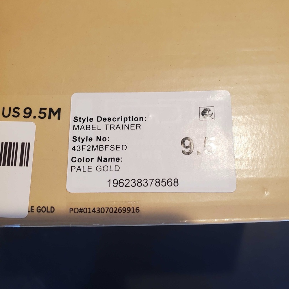 Michael Kors Women’s Mabel Sneaker, Pale Gold - Picture 3 of 3